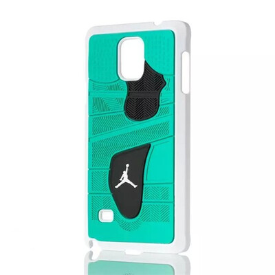 

мити новенький Air Jordan кроссовки 4 6 7 единственным пвх для Samsung Galaxy Note 4 резиновые покрытия n9100 иордании телефон дело 15 цветов