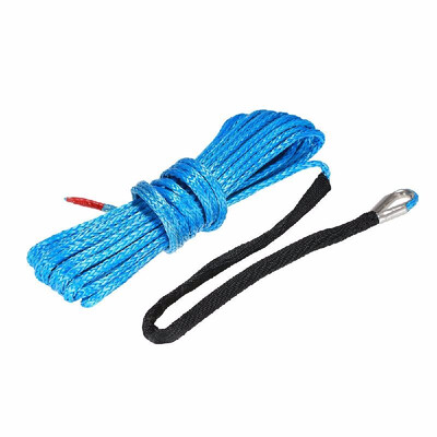 

Blue Pulling Line 65mm15m 14 X 50 6600lbs And 6mm15m 14 X 50 5500lbs Synthetic Winch Line Cable Rope with Sheath ATV UT