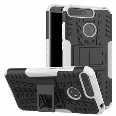 

Goowiiz Phone Case For Huawei Y6 2018Enjoy 8EHonor 7AY6 Prime 2018 Armor Tire Texture Rugged Protection PCTPU