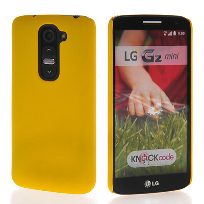 

MOONCASE Hard Rubberized Rubber Coating Devise Back чехол для LG G2 Mini Yellow