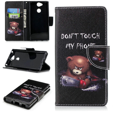 

BEFOSPEY Painting PU LeatherSoft TPU Card Slot Stand Wallet Case For Sony Xperia XA252"2018