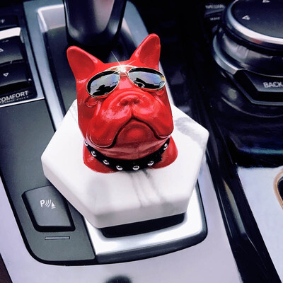 

Creative Bulldog ceramic crafts home car interior porcelian dog decoration animals ornaments