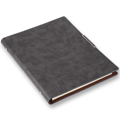 

TRNFA TB-H308 office high-end notebook senior business notebook imitation leather retro pendant notebook business office stationery gray 21 275cm