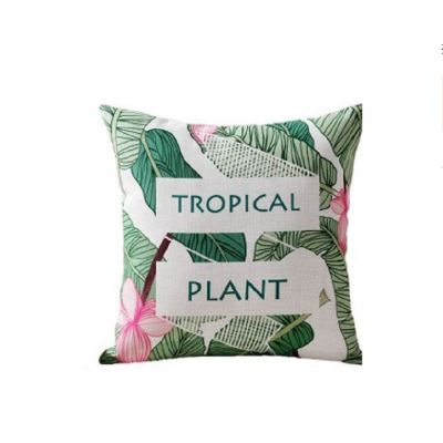 

Cntomlv Tropical Pillow Cover Cushion Case Green Leaf of Tropical Palm Telopea monstera ceriman Home Decorective Cushion Cover