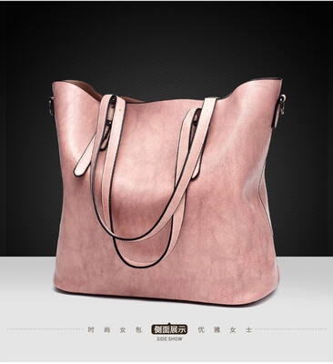 

2018 Autumn&Summer New Bucket Womens Handbag Simple Bags for Womens Single Shoulder Messenger Bag Ladies Handbag
