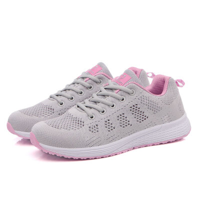 

2018 summer new breathable mesh sports shoes female wild flat students casual running shoes