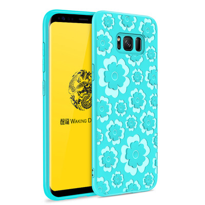 

Goowiiz Fashion Phone Case For Samsung Galaxy S8S8 Plus 3D Relief Flower Ultrathin Soft TPU Full Protection