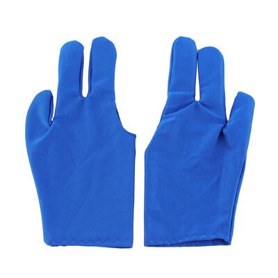 

Hot 1 Pair Spandex Snooker Billiard Cue Glove Pool Three Finger Accessory