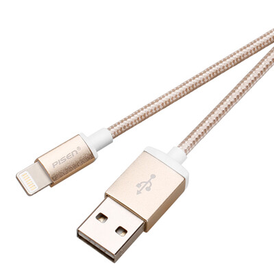 

Micro-USB / Lightning Interface 2-in-1 mobile phone charging cable 1 meter lake water blue for Apple Andrews Huawei Samsung