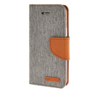 

MOONCASE iPhone 5 / 5S , Leather Flip Wallet Card Holder Pouch Stand Back Case Cover for Apple iPhone 5/ 5S Grey