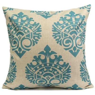 

Cntomlv hot sale Vintage Geometric Flower Cotton Linen Throw Pillow Case Cushion Cover Home