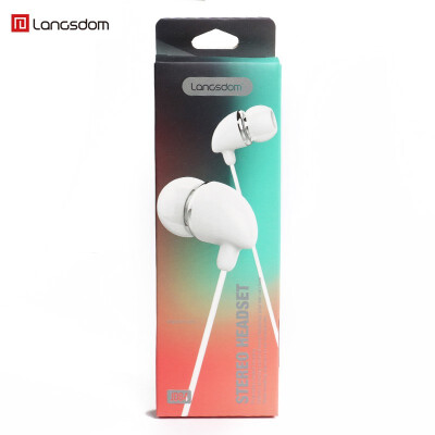 

Langsdom JD84 In-ear Earphone with HD Microphone 35mm Stereo Headset Earbuds for Mobile Phone