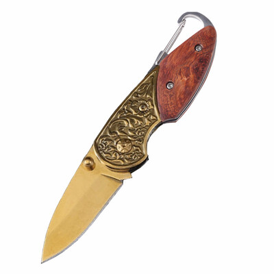 

3 Color Mini Pocket Knife with Nylon Sheath Outdoor EDC Tools Key Chain Folding Knives Camping Tactical Hunting Saber