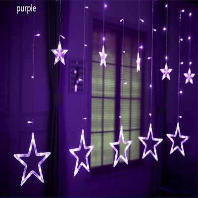 

2M Led Christmas Stars Lights IndoorOutdoor 220v LED Fairy Lights Holiday Lights For Party Decoration Curtain Lights