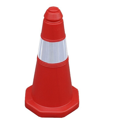 

Tenchi CT plastic reflective road cone roadblock cone plastic cone ice cream cone traffic safety warning cone reflective cone red white 50cm