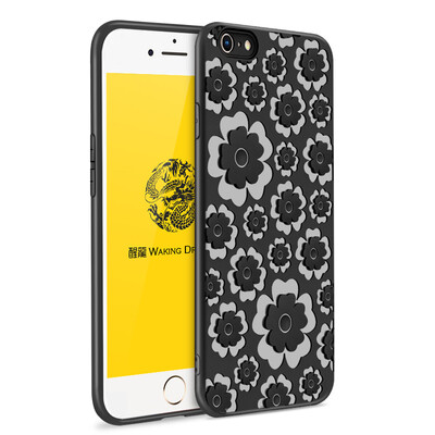 

Goowiiz Fashion Phone Case For Iphone 66S6 Plus6S Plus 3D Relief Flower Ultrathin Soft TPU Full Protection