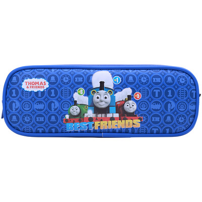 

Deli Deli Thomas series small waterproof pencil case student stationery box large capacity multi-function pencil bag dark blue 66780
