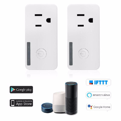 

WiFi Smart Plug Mini Smart Socket Support Timing Function Remote Control Voice Control for Amaz-on Ale-xa And for Goog-le Home IF