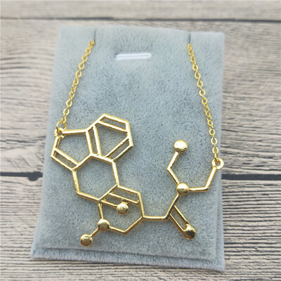 

New Dopamine DNA Necklace Dopamine DNA Pendant Dopamine DNA Psychology Necklace Science Biology Jewelry For Women