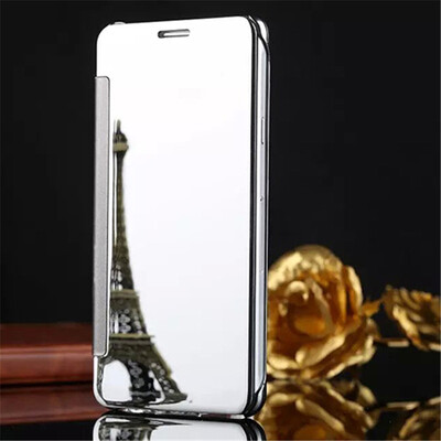 

Xiaomi Redmi Note 5A роскошь зеркало взгляд зеркало пу покрытия флип умный очистить окно телефон дело