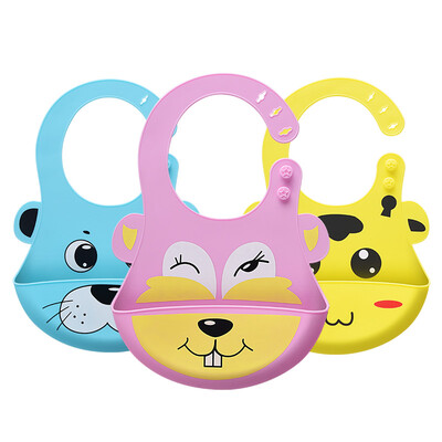 

Preface XUYAN Baby Bib Baby Cartoon Bib Rice Pocket Removable Childrens Saliva Pocket 4 Pack Blue Tiger Yellow Deer Pink Rabbit Cyan Dr