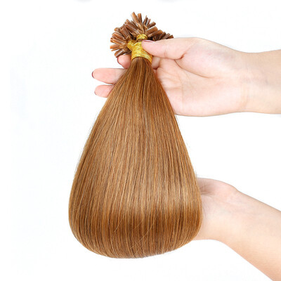 

BHF HAIR Fusion hair extensions Human Virgin Hair Brown Pre-bonded Keratin Nail Hair Extensions 1gs 20g pack