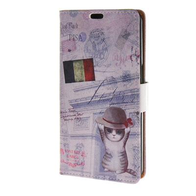 

MOONCASE чехол для Alcatel One Touch Flash OT-6042D Leather Flip Wallet Style and Kickstand Case Cover [Cute Pattern] a20