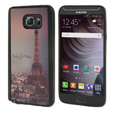 

MOONCASE Eiffel Tower Flexible Soft Gel TPU Silicone Skin Slim Durable чехол для Cover Samsung Galaxy Note 5
