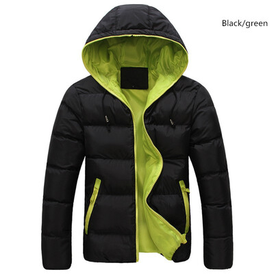 

Fashion coat mens hooded Cotton clothing casual down jacket