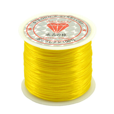 

50M Strong Stretch Elastic Cord Wire rope Bracelet Necklace String Bead 05mm