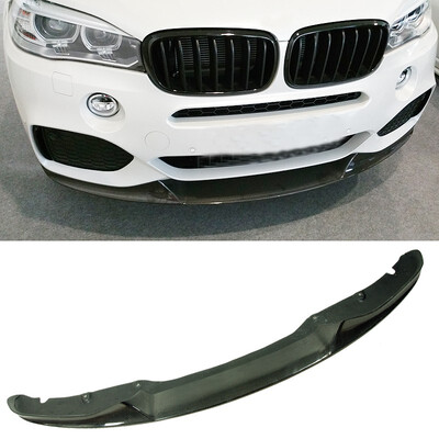 

P Style Carbon fiber Front Bumper Lip Spoiler Fit For BMW F15 X5 -Sport