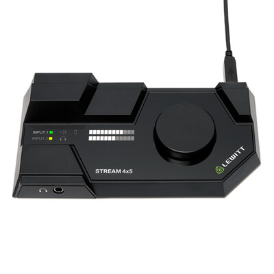 

LEWITT STREAM4x5 four in five out professional recording dubbing online education live sound card gold