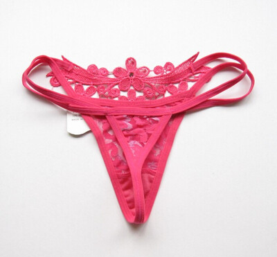 

Ms Sexy Transparent Temptation of Diamond Flower T36 с стринги T-брюки Прекрасная девушка-марля Нижнее белье для взрослых Расходное белье