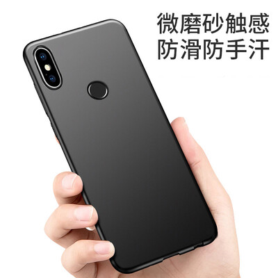 

KEKLLE millet red rice 6pro mobile phone case protective cover frosted light silicone soft shell protective cover shatter-resistant mobile phone protective shell gentleman black