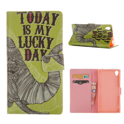 

MOONCASE ЧЕХОЛ ДЛЯ Sony Xperia Z3 Flip PU Leather Fold Wallet Card Slot Kickstand Back [Pattern series] /a06