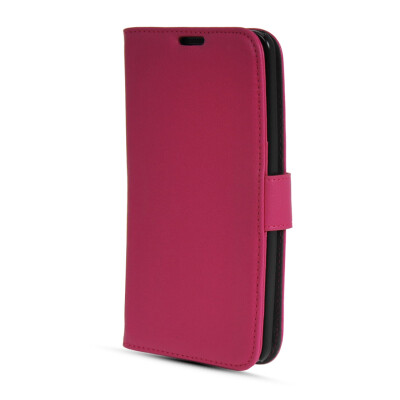 

MOONCASE High quality Leather Side Flip Wallet Card Holder Pouch Stand Shell Back Case Cover For LG G Flex F340K Hot pink