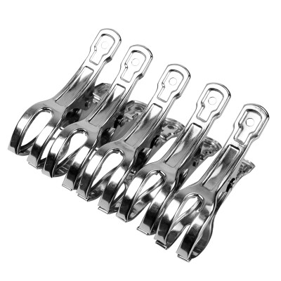 

Maybelline large stainless steel clip 5 Pack quilt clothes windproof drying multi-function rack