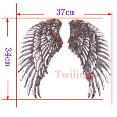 

1 Pcs Flower Patches Sequined Sticker Sew Iron On Patch Love Rose Flowers Applique Garment DIY Clothes Repair Badges For Wedding