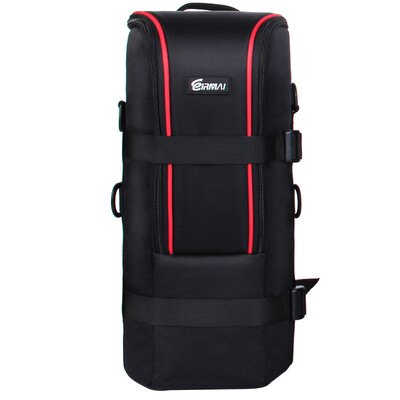 

EIRMAI L2080- SLR camera lens bag lens tube thickened anti-collision anti-shock Canon Nikon lens bag shoulder strap optional professional belt