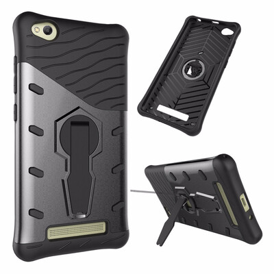 

Goowiiz Phone Case For Xiaomi Redmi 44 Prime4 Pro4A4X Luxury Armor TPUPC Silicone Hard Bracket Prevent falling