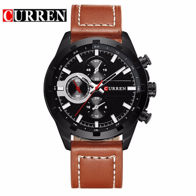 

2018 CURREN Luxury Casual Men Watches Analog Military Sports Watch Quartz Male Wristwatches Relogio Masculino Montre Homme 8216