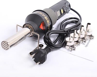 

8018 Hot Air Gun Solder Soldering Rework Station 220V 450W Heat Air LCD Display Adjustable Temperature For IC SMD Repair