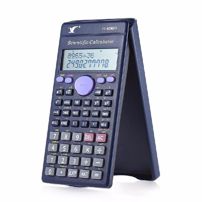 

Scientific Calculator Counter 240 Functions 2 Line LCD Display Business Office Middle High School Student SATAP Test Calculate
