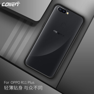 

Collen OPPO R11 Plus Мобильная оболочка / Защитная крышка OPPO R11 Plus Защитная оболочка Мобильный телефон All-inclusive Drop Crystal Black