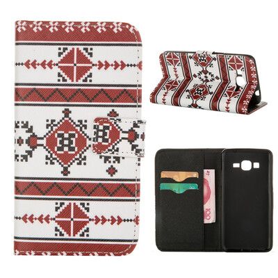 

MOONCASE ЧЕХОЛ ДЛЯ Samsung Galaxy Grand Prime G530 Flip Leather Foldable Stand Feature [Pattern series] /a19