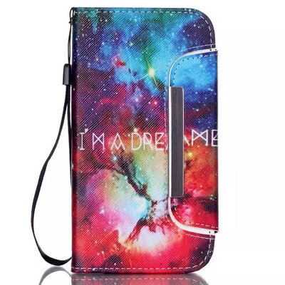 

MITI Split Wallet Case For Samsung Galaxy S5 I9600 Leather Cover TPU Soft Back Cover Women Style Fashion Phone Case