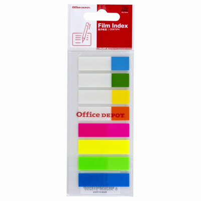

Ovid office (Office Depot) OD670P4 instructions label / N times posted / / instructions stickers / convenience category paste / index paste eight color 4 full color +4 half color