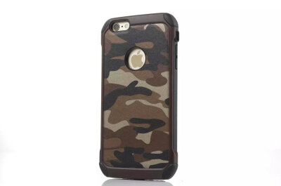 

MITI iPhone 6 plus iphone 6s plus Case New arrival 2 in 1 Hard Back Cover Durable Camouflage hard silicon Phone Case