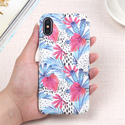 

Винтаж цветочный красивый цветок Обложка для iphone 7 8 плюс телефон чехол матовый тонкий жесткий Пластик Корпус для IPhone X 6s 6