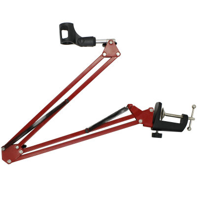 

NB-35 Broadcasting Studio Microphone Mic Stand Boom Scissor Suspension Arm Mount Shock For Mounting On PC Laptop Notebook